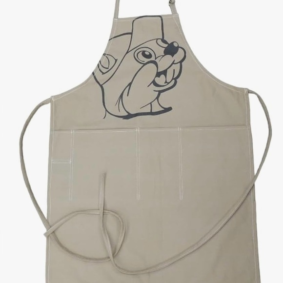 NWOT Buc-ee's Apron - Big Face Logo Tan Chef’s Grilling Apron - Picture 1 of 6